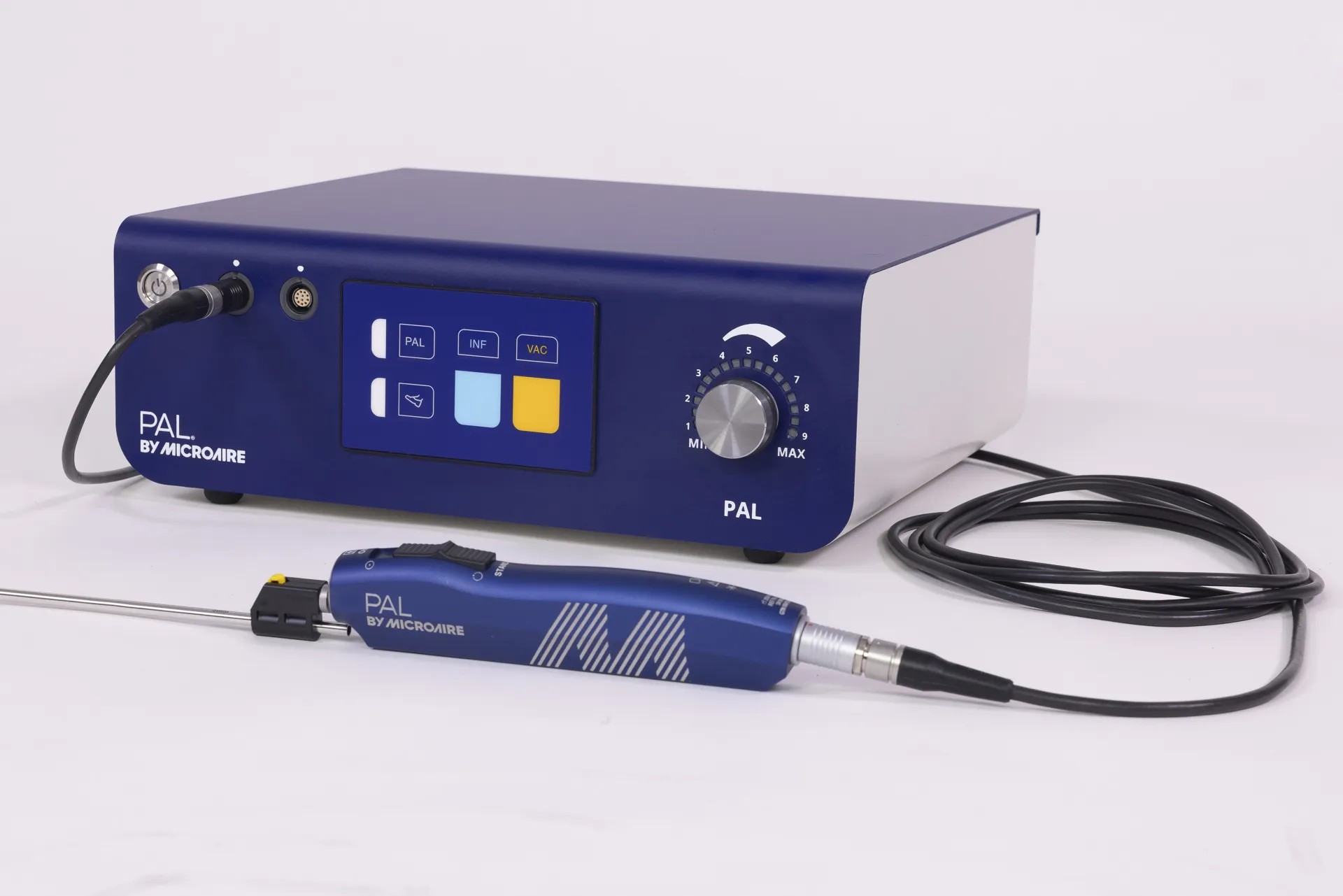 Console et pièce à main MicroAire PAL de liposuccion assistée mécaniquement (power-assisted)