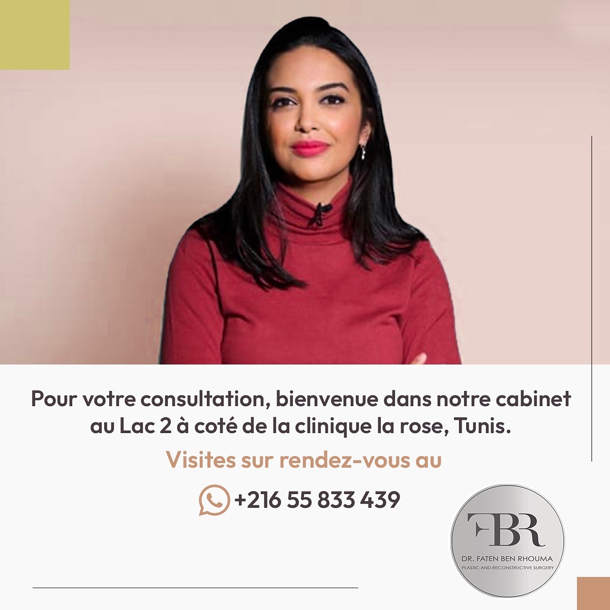 drfatenbenrhouma__2024-05-11T090000.000Z ‣ Dr Faten Ben Rhouma - Site officiel Dr Faten Ben Rhouma, chirurgienne esthétique à Tunis