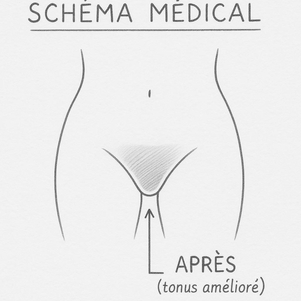 Après vaginoplastie - Résultat après intervention chirurgicale